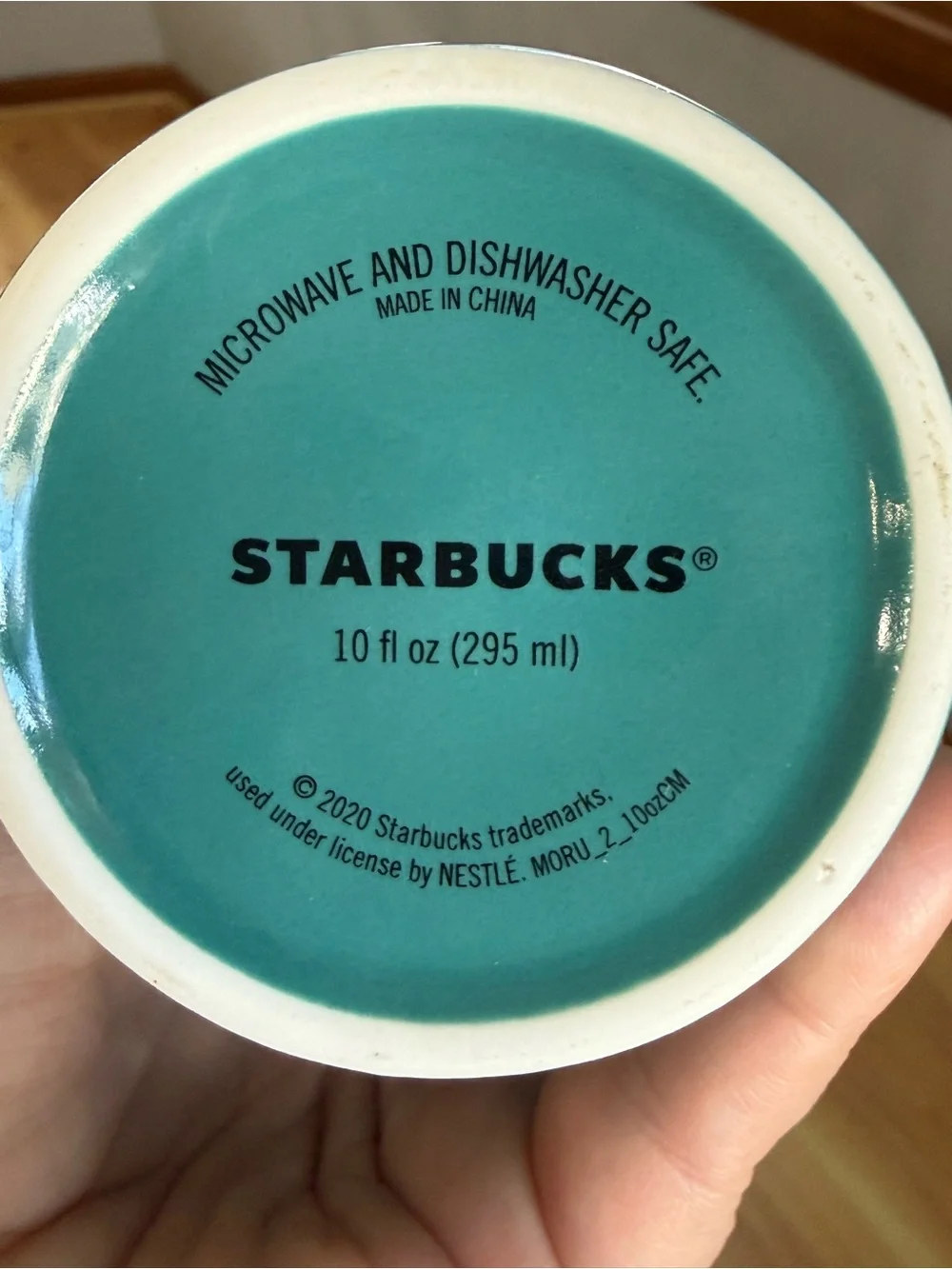 Starbucks 2020 Turquoise Dog Mug 10 oz Ceramic Coffee Cup